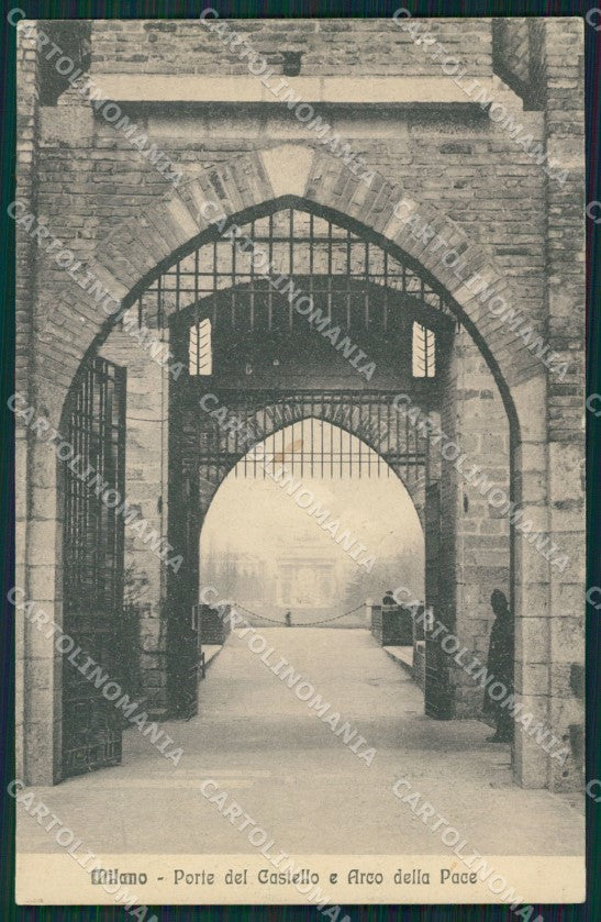 Milano Città Castello Sforzesco Arco Pace STRAPPINO cartolina XB4467 – fronte