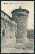 Milano Città Castello Sforzesco cartolina XB4468 – fronte