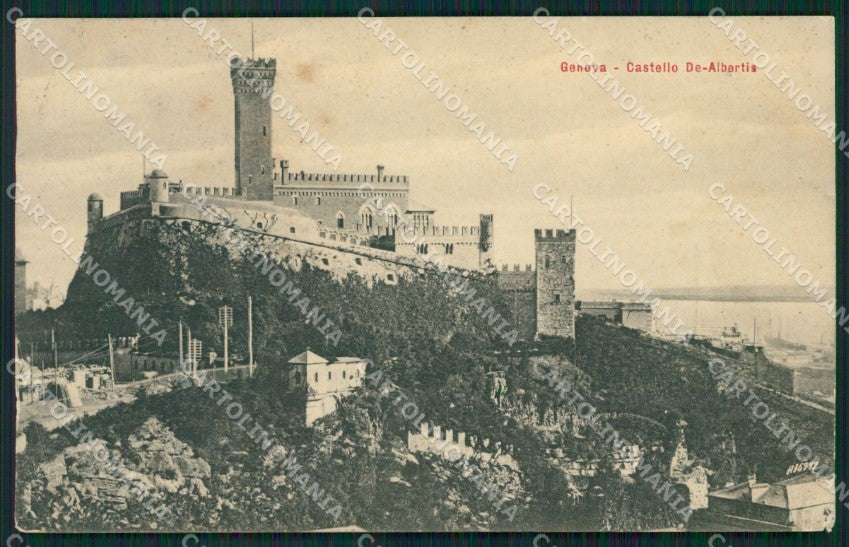 Genova Castello De Albertis cartolina XB4471 – fronte
