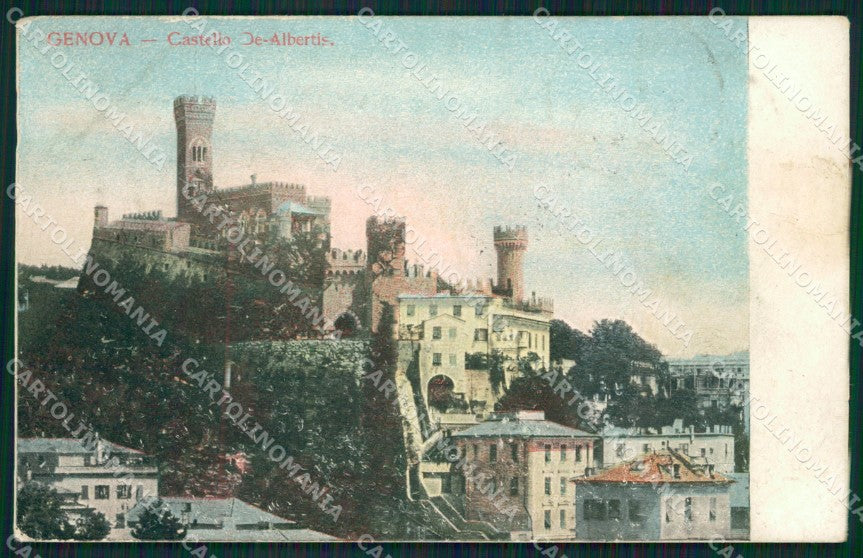 Genova Castello De Albertis cartolina XB4472 – fronte
