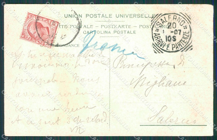 Genova Castello De Albertis cartolina XB4472 – retro