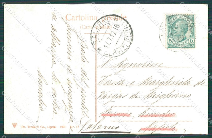 Siracusa Città Orecchio di Dionisio cartolina XB4480 – retro