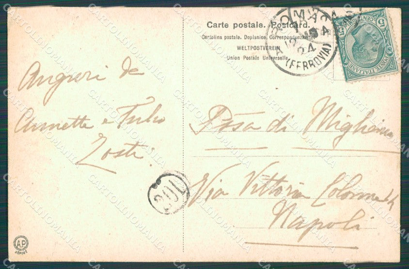 Venezia Città Ponte dei Sospiri Gondola PIEGHINA MACCHIE cartolina XB4484 – retro