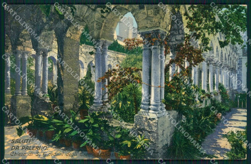 Palermo Città ABRASA cartolina XB4485 – fronte
