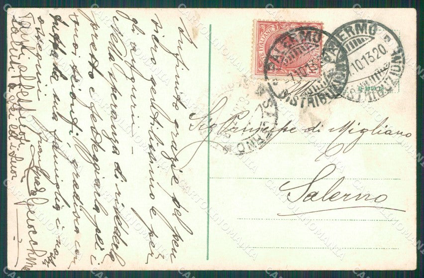 Palermo Città cartolina XB4495 – retro