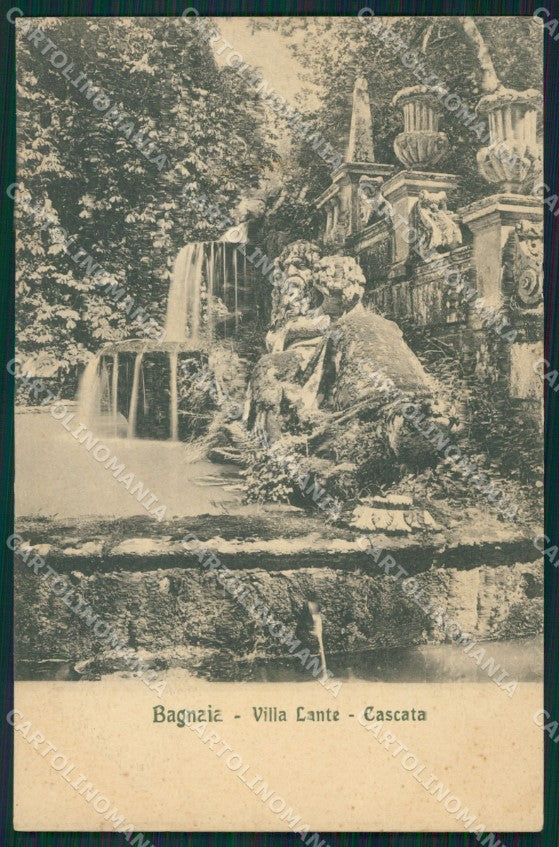Viterbo Bagnaia Cascata cartolina XB4510 – fronte
