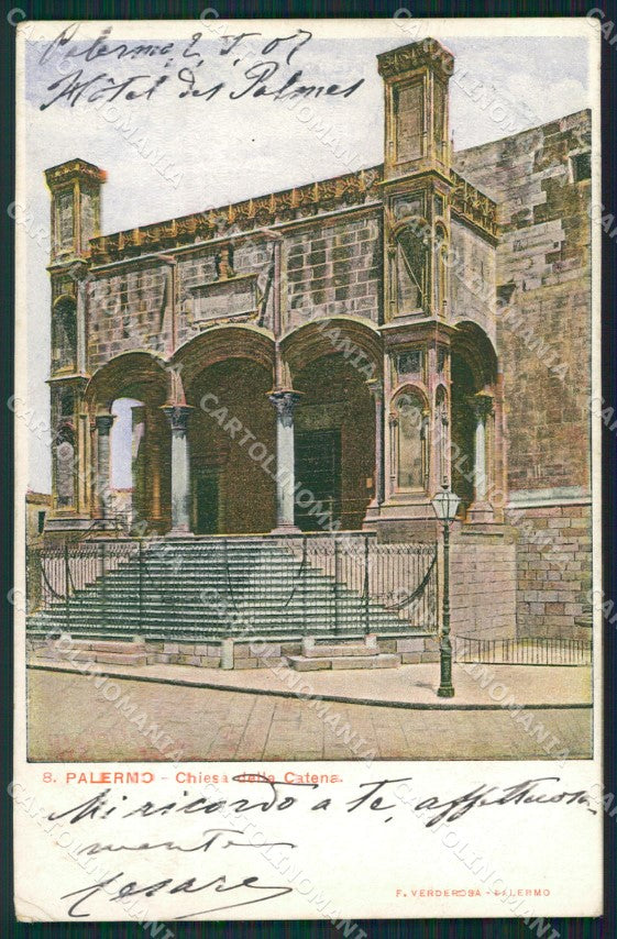 Palermo Città PIEGHINA cartolina XB4562 – fronte