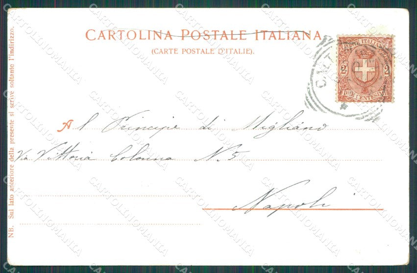 Palermo Città cartolina XB4563 – retro
