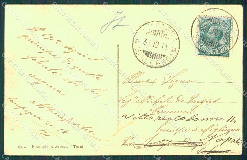 Manzoni Promessi Sposi Capitolo XXIII cartolina XB4577 – retro