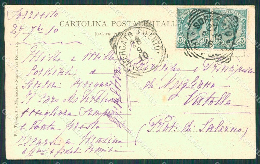Napoli Sorrento Museo di cartolina XB4586 – retro