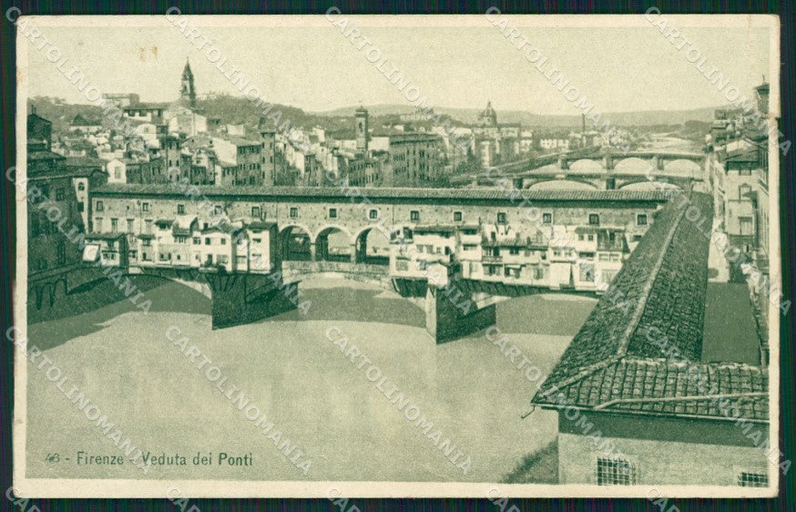 Firenze Città STRAPPINI PIEGA cartolina XB4589 – fronte