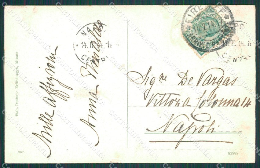 Firenze Città Borgo San Jacopo PIEGHINA cartolina XB4590 – retro