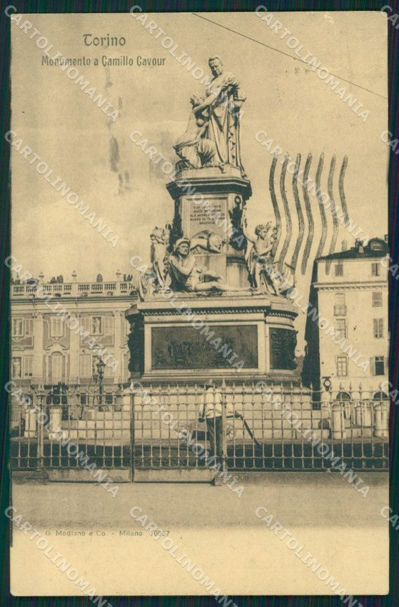 Torino Città Cavour cartolina XB4607 – fronte