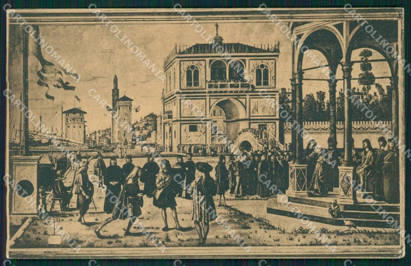 Venezia Dipinto Vittore Carpaccio cartolina XB4609 – fronte