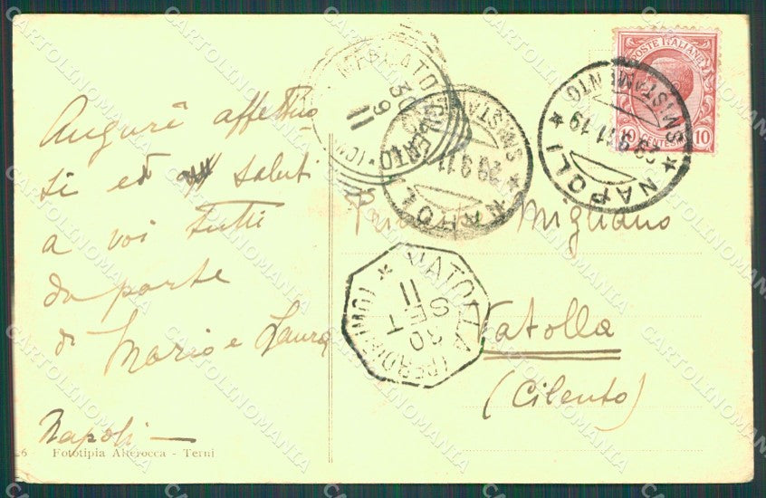 Roma Via Appia Acquedotti di Claudio ANGOLINO SOLLATO cartolina XB4624 – retro