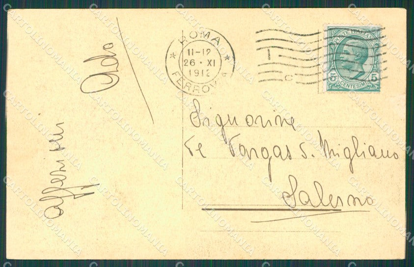 Roma Città Colosseo cartolina XB4641 – retro