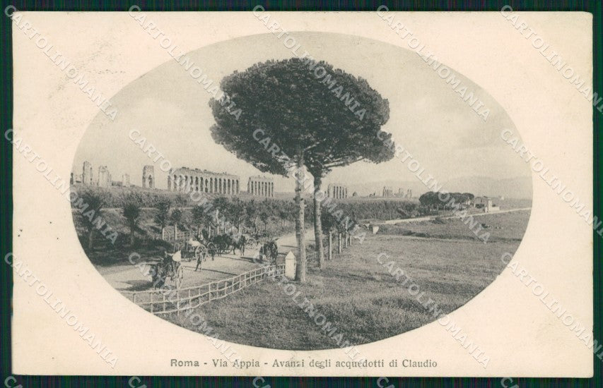 Roma Via Appia Acquedotti di Claudio cartolina XB4653 – fronte