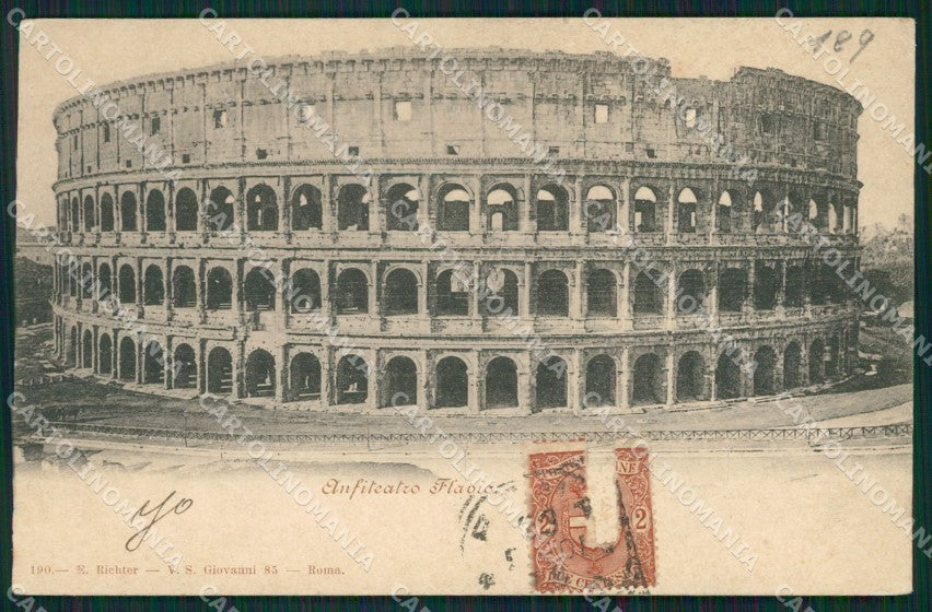 Roma Città Colosseo cartolina XB4655 – fronte
