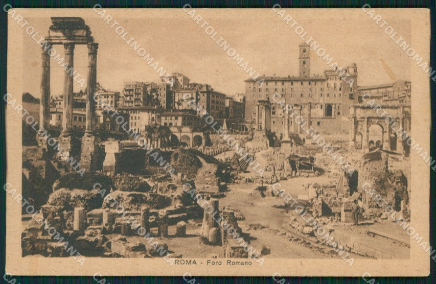 Roma Città Foro Romano cartolina XB4657 – fronte