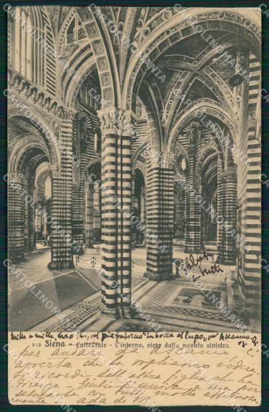Siena Città Cattedrale cartolina XB4674 – fronte