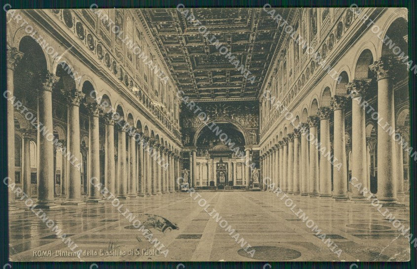Roma Città San Paolo PIEGA cartolina XB4688 – fronte