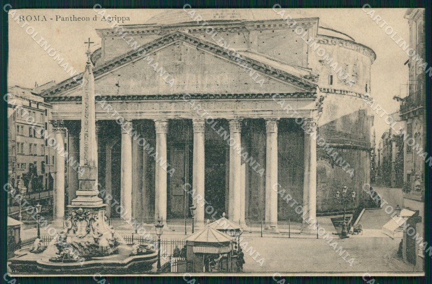 Roma Città Pantheon Agrippa cartolina XB4724 – fronte