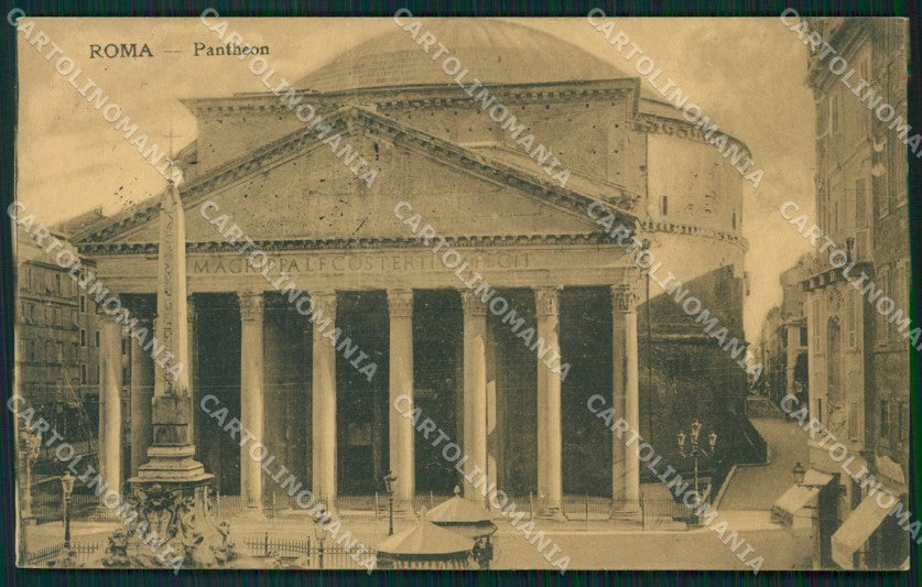 Roma Città Pantheon cartolina XB4725 – fronte