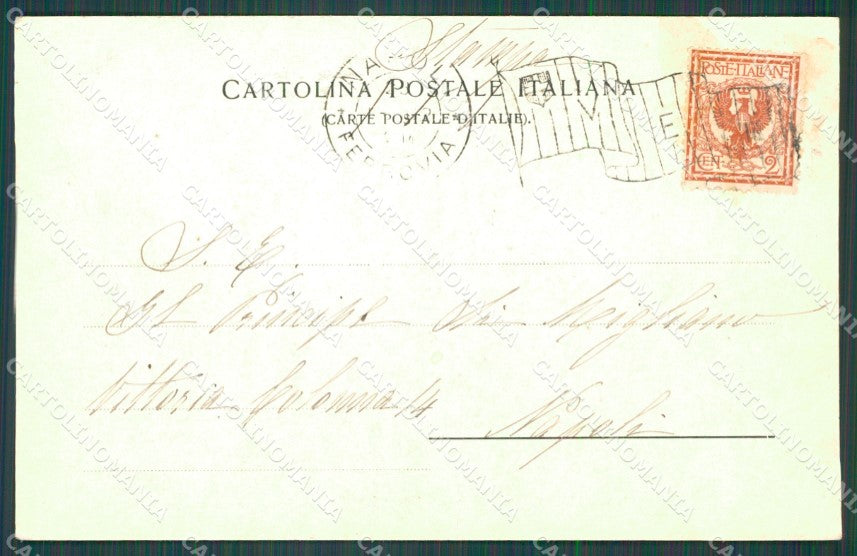 Napoli Città Galleria Vonwiller Miola cartolina XB4746 – retro