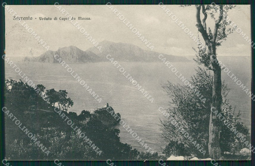Napoli Sorrento Capri PIEGA cartolina XB4754 – fronte