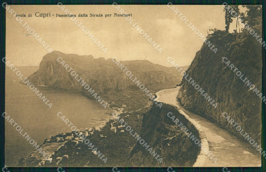 Napoli Capri Anacapri cartolina XB4757 – fronte