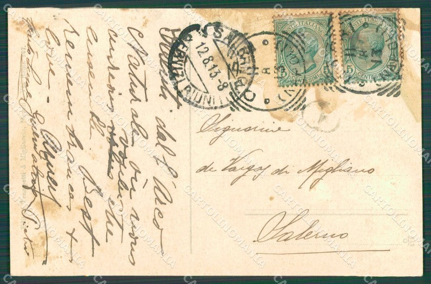 Napoli Capri MACCHIA cartolina XB4760 – retro