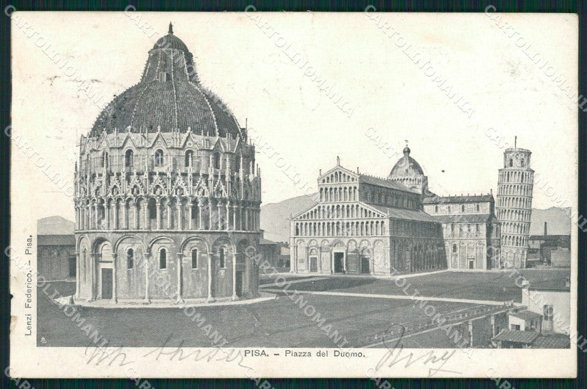Pisa Città Piazza Miracoli STRAPPINI cartolina XB4764 – fronte