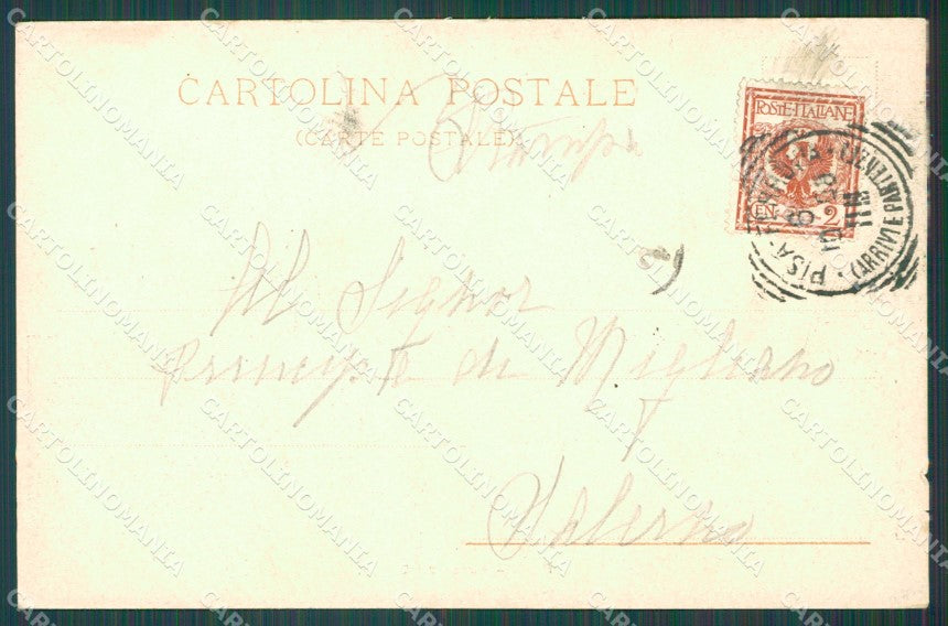 Pisa Città Piazza Miracoli STRAPPINI cartolina XB4764 – retro