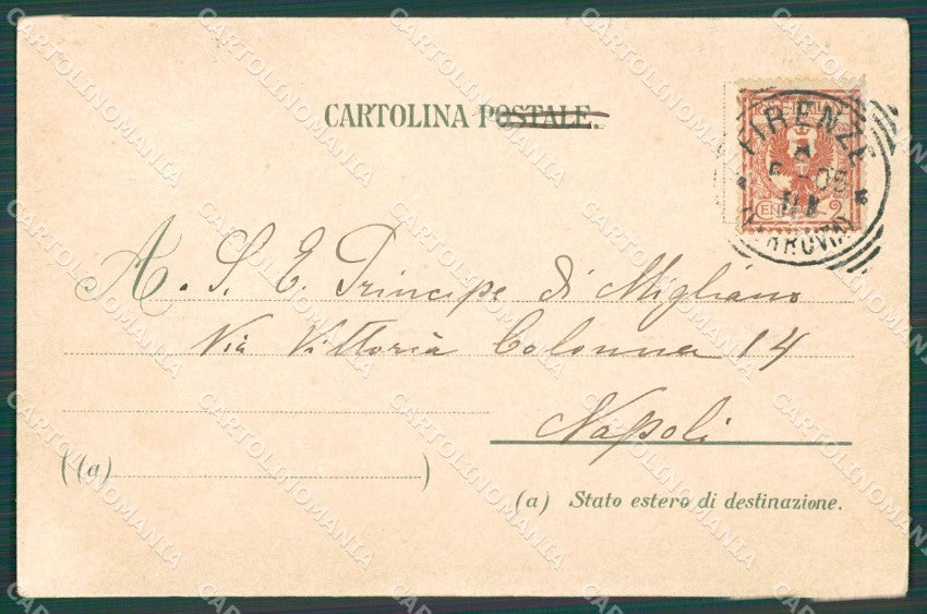 Firenze Città cartolina XB4780 – retro
