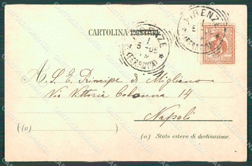 Firenze Città cartolina XB4781 – retro