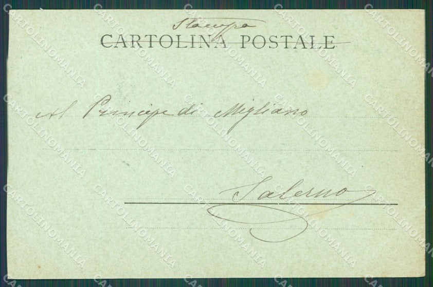 Napoli Pompei Casa di Fornaiè cartolina XB4807 – retro