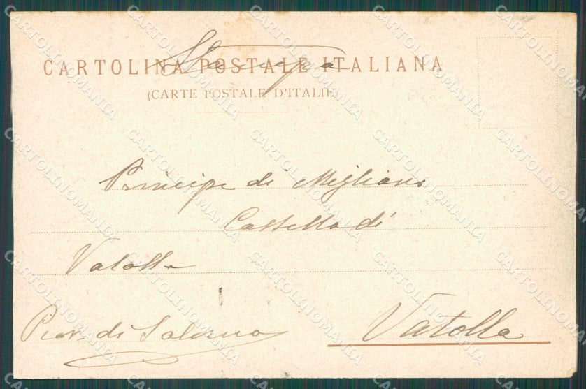 Napoli Pompei Strada delle Tombe cartolina XB4811 – retro