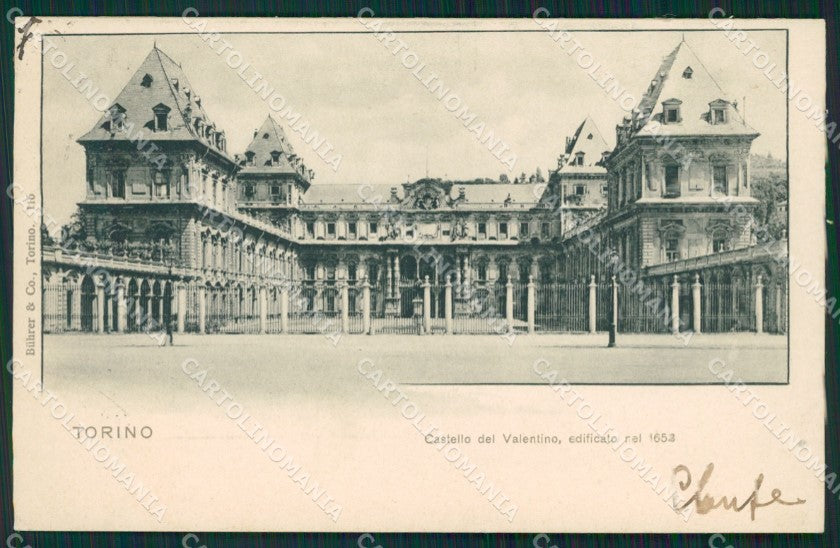 Torino Città Castello Valentino cartolina XB4850 – fronte
