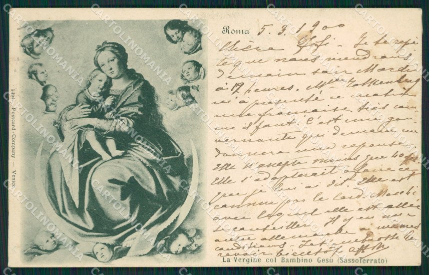 Roma Vaticano Museo di Sassoferrato cartolina XB4866 – fronte