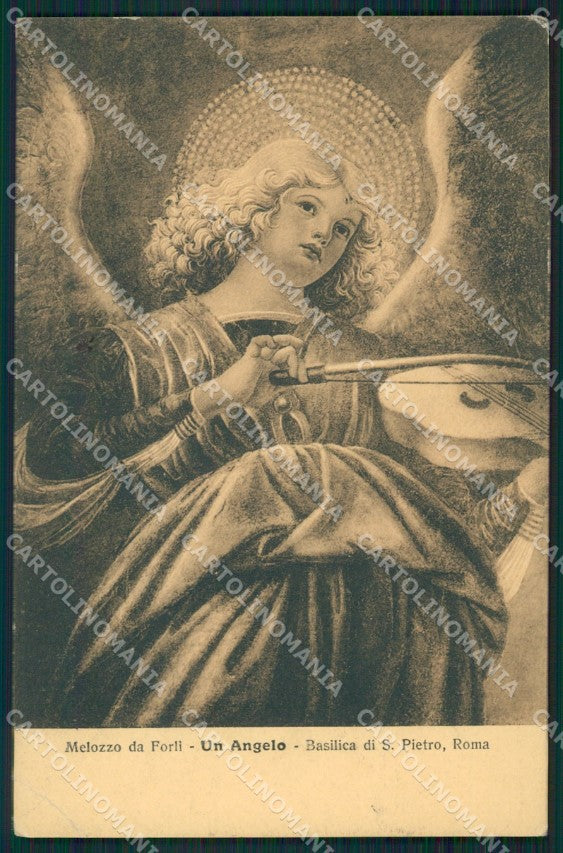 Roma Città Basilica San Pietro Melozzo da Forlì PIEGA cartolina XB4885 – fronte