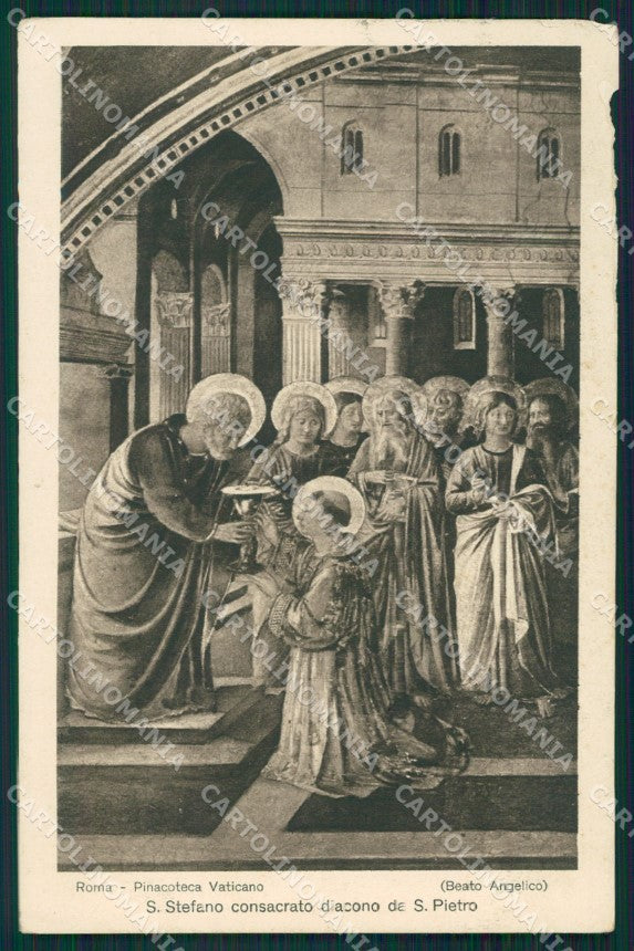 Roma Vaticano Pinacoteca Beato Angelico cartolina XB4888 – fronte