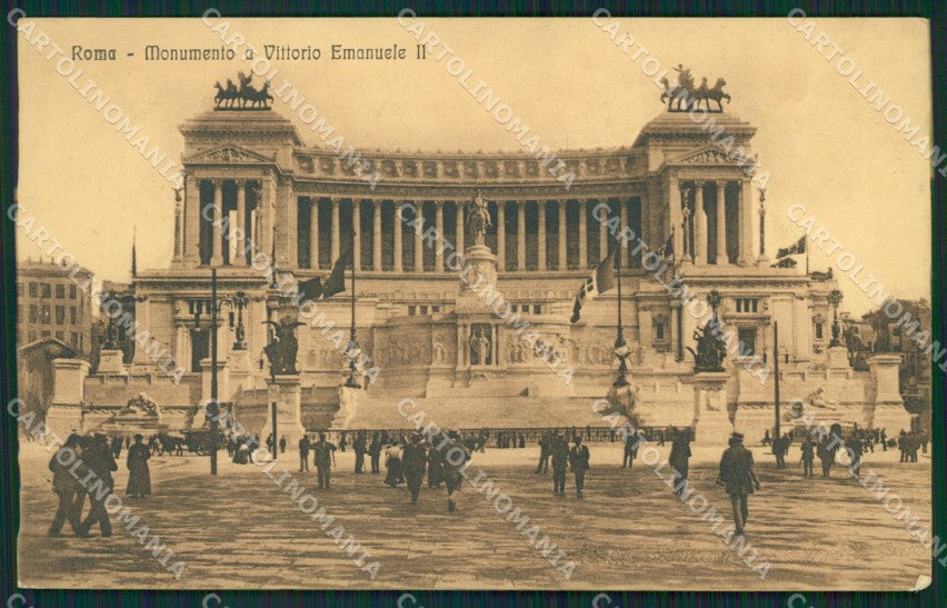 Roma Città Monumento Vittorio Emanuele II cartolina XB4891 – fronte