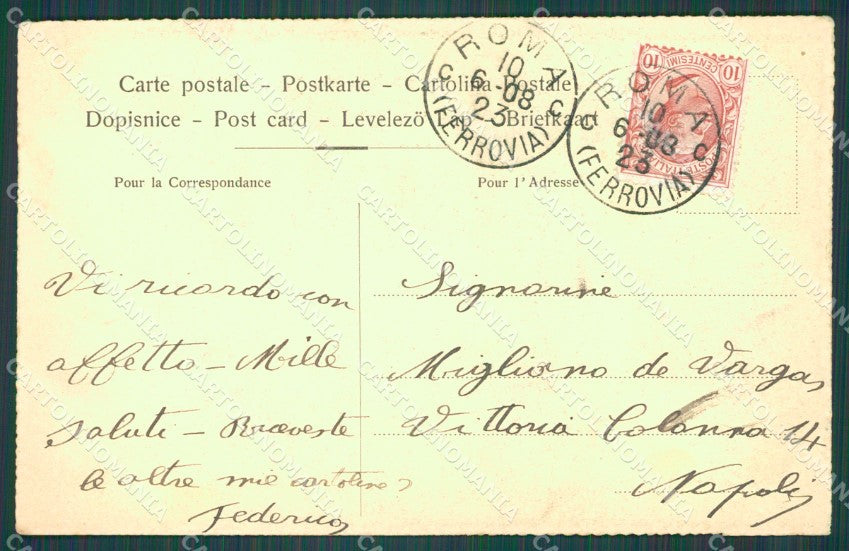 Roma Città Palazzo Vaticano cartolina XB4899 – retro