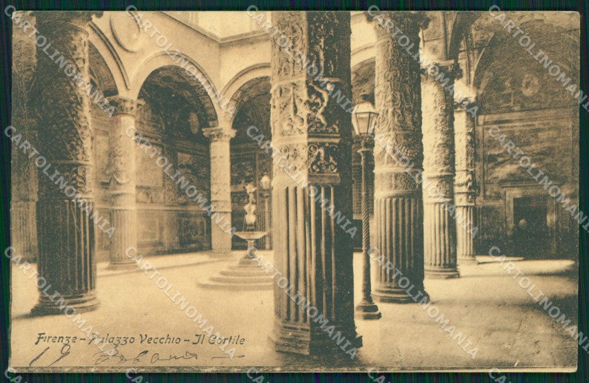 Firenze Città Palazzo Vecchio cartolina XB4912 – fronte