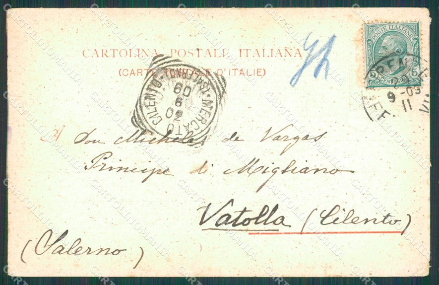 Firenze Città Galleria Uffizi ANGOLINO SCOLLATO cartolina XB4916 – retro