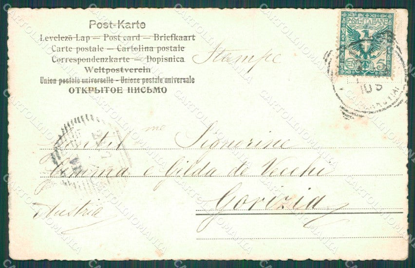 Venezia Città Palazzo Ducale PIEGA cartolina XB4921 – retro