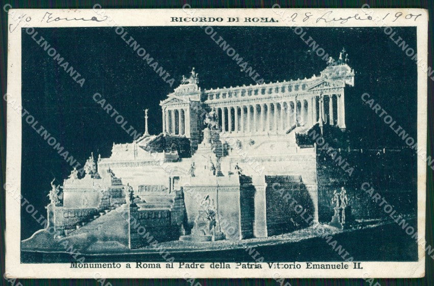 Roma Città Altare della Patria cartolina XB4931 – fronte