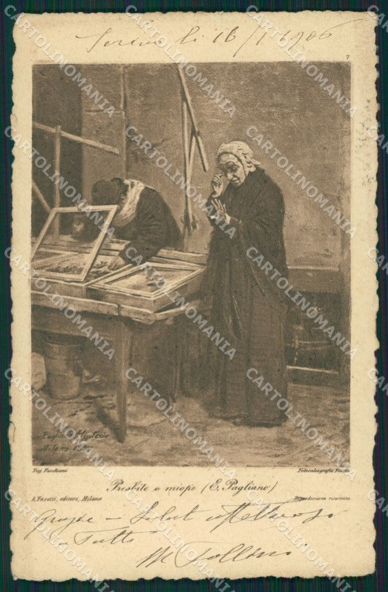 Milano Città Euleterio Pagliano cartolina XB4932 – fronte