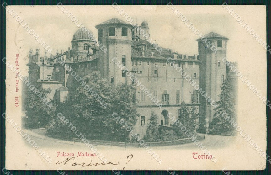 Torino Città Palazzo Madama STRAPPO PIEGA cartolina XB4938 – fronte