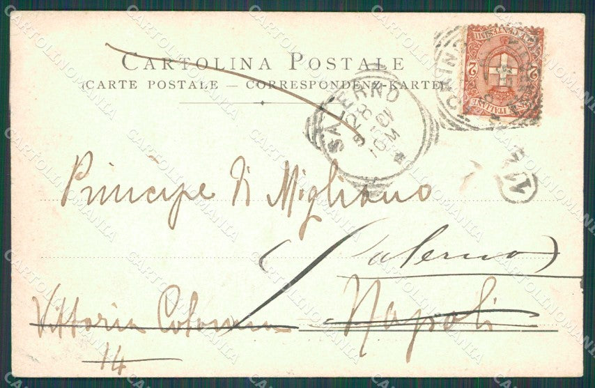 Torino Città Palazzo Carignano cartolina XB4939 – retro